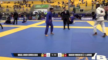 Marcos Vinicius De C. V. Laurind vs Mikael Junior Correia Silva 2025 Brasileiro Jiu-Jitsu IBJJF