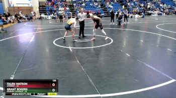 126 lbs Round 5 - Talen Watson, Amherst vs Grant Rogers, Kearney Catholic
