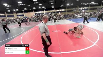 102 lbs Consi Of 8 #2 - Mckenna Manago, Honeybadgers vs Jason Lin, Poway Elite