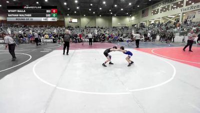 58 lbs Round Of 32 - Wyatt Balla, Bruin Elite vs Nathan Walther, Carson Bulldogs