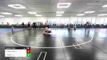 143 lbs Quarterfinal - Elijah Silverman, Mayo Quanchi vs Tyler Shea, South Side Wrestling Club