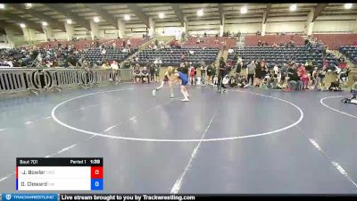 87 lbs Round 3 - Jaxten Bowler, Champions Wrestling Club vs Drayger Cloward, Uintah Wrestling