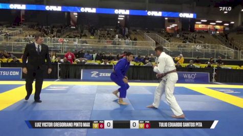 Tulio Eduardo Santos Pita vs Luiz Victor Gregoriano Pinto Max 2025 Pan Jiu Jitsu IBJJF Championship
