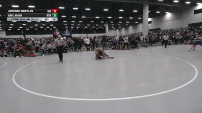 126 lbs Cons. Sub-rd Of 16 - Antonio Morales, Eagle Empire Wrestling vs Eric Bush, Beebe Trained
