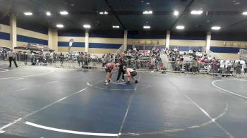 114 lbs Quarterfinal - Cain Lopez, Peterson Grapplers vs Elliott Sanders, Black Cat WC