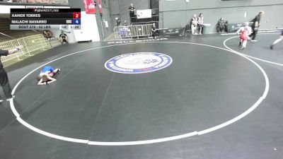 62 lbs Cons. Round 2 - Xavier Torres vs Malachi Navarro, Redwood Wrestling Club