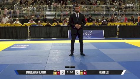 Oliver Lee vs Samuel Aulik Oliveira 2025 Pan Kids Jiu-Jitsu IBJJF Championship