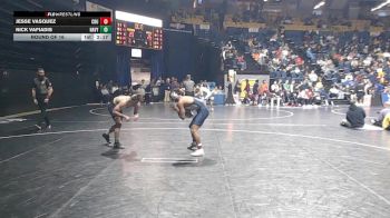 141 lbs Round Of 16 - Jesse Vasquez, California Baptist University vs Nick Vafiadis, Navy