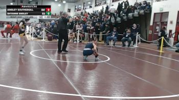 114 lbs Round Of 16 - Ainsley Southergill, Frontier vs Shyanne Emsley, Bristol County/Dighton Rehoboth