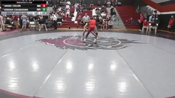 133 lbs Semifinal - Angel Colon, Bristol vs Joshua Calbazana, Pope John Paul II
