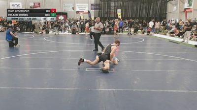 138 lbs Cons. Rd Of 64 - Jack Grubaugh, Contenders Wrestling Academy vs Ryland Deines, Black Fox Wrestling Academy