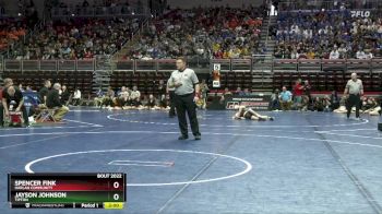 2A-120 lbs Champ. Round 1 - Jayson Johnson, Tipton vs Spencer Fink, Harlan Community