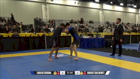 Carlos Corona vs Benedict Chae Merritt 2024 World IBJJF Jiu-Jitsu No-Gi Championship