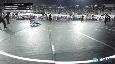 110 lbs Round Of 16 - Benjamin Fisher, Salina Wrestling Club vs Connor Young, Husky WC