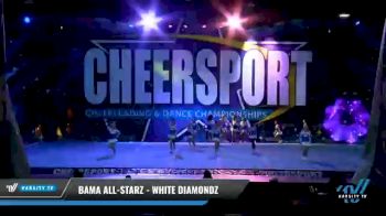 Bama All-Starz - White Diamondz [2021 L2 Youth - Small - A Day 1] 2021 CHEERSPORT National Cheerleading Championship