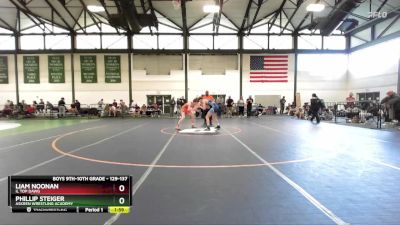 129-137 lbs Cons. Round 1 - Liam Noonan, IL Top Dawg vs Phillip Steiger, Askren Wrestling Academy