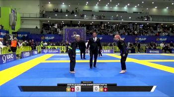 Mio Maria Anna Margareta Fredrik vs Donatella Mighela 2026 European Jiu-Jitsu IBJJF Championship