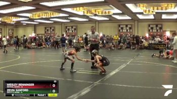 67 lbs Round 4 (6 Team) - Zevin Sanford, Smitty`s Barn vs Wesley Renninger, Revival White