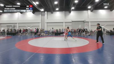 132 lbs Quarters - Dominic Cordero, Cleveland Wrestling Club vs Ryder Cohen, Well Trained