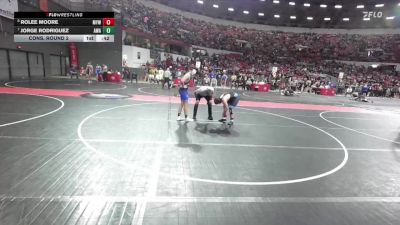 150 lbs Cons. Round 2 - Jorge Rodriguez, Askren Wrestling Academy vs Rolee Moore, Marshfield Youth Wrestling