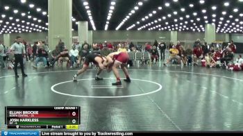 197 lbs Round 1 (16 Team) - Elijah Brockie, North Central vs Josh Harkless, RIT