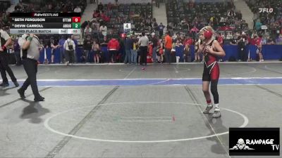 80 lbs Cons. Semi - Layton Hamel, Plainville Kids vs Owen Kilian, Kansas YG