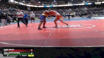 285 lbs Champ. Round 3 - Gabe Finley, Buhl vs King David Rhodes, Lewiston