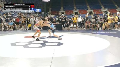 126 lbs Cons. Rd Of 16 - Allen Woo, Illinois vs Cael Floerchinger, Montana