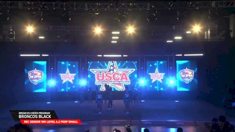 Broncos Cheer Program - Broncos Black [2026 Rec Senior 18U Level 4.2 Perf Small Day 2] 2026 US Open Cheerleading & Dance Championship