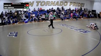 107 lbs Round 4 - Trey Simpson, Pine Richland vs Gavin Litz, Kiski