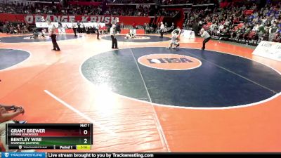 1A 150 lbs Semifinal - Bentley Wise, Stanford (Olympia) vs Grant Brewer, Fithian (Oakwood)