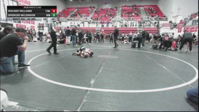 46 lbs Quarterfinal - Walker Williams, Team Tulsa Wrestling Club vs Spencer McLendon, Team Nomad
