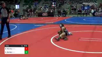 49 lbs Quarterfinal - Blake Manley, Bixby Youth Wrestling vs Adrianna Bartee, Broken Arrow Wrestling Club