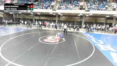 115 lbs Cons. Round 4 - Ruby Vences, Unattached vs Kaylee Martinez, Unattached