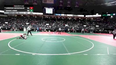 65 lbs Cons. Round 3 - Christian Diefenthaler, OAK3 vs Mavric James, PAW3