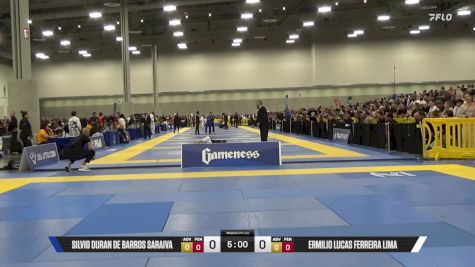 Silvio Duran De Barros Saraiva vs Ermilio Lucas Ferreira Lima 2025 World Master IBJJF Jiu-Jitsu Championship
