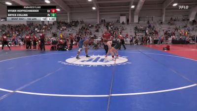182 lbs Semifinal - Ryder Hoffschneider, CO vs Bryce Collins, PA