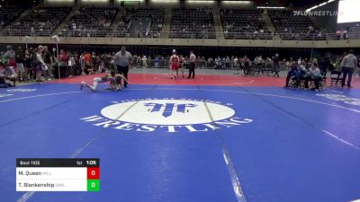 130 lbs Round Of 16 - Michael Queen, Millersville vs Tommy Blankenship, Darlington