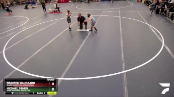 86-96 lbs Round 1 - Michael Denen, Park Wolfpack Wrestling vs Braxton Haugaard, Blaine Wrestling Association