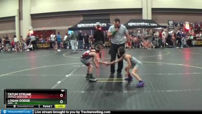 60 lbs Round 1 (4 Team) - Tatum Strunk, Spatola Wrestling vs Logan Dodge, Ares