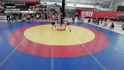 138 lbs Champ. Round 1 - Emma Sagi, Ursinus vs Ella Pomeranz, Muhlenberg