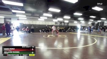 150 lbs Cons. Round 2 - David Perez, Mission Hills vs Benjamin Rhodes, Colony