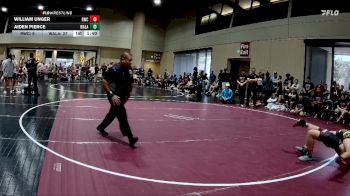 144 lbs Round 5 (6 Team) - Aiden Pierce, WALA vs William Unger, Raider WC