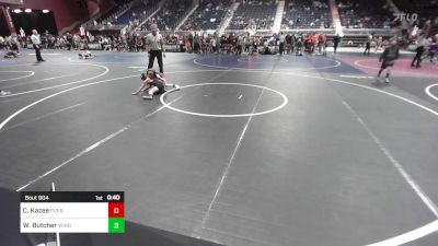 62 lbs Round Of 16 - Clayton Kazee, Pueblo County WC vs Winston Butcher, Windy City WC