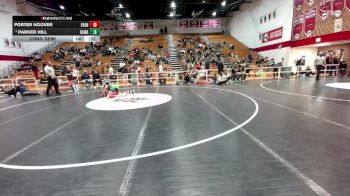132 lbs Cons. Semi - Porter Hoover, Evanston vs Parker Hill, Kelly Walsh