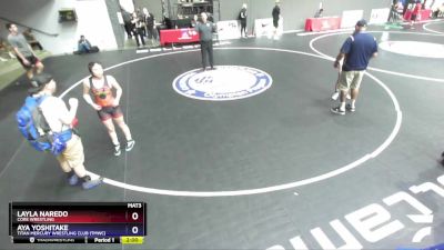 115 lbs Cons. Round 2 - Layla Naredo, CORE Wrestling vs Aya Yoshitake, Titan Mercury Wrestling Club (TMWC)