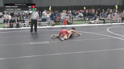 132 lbs Cons. Sub-quarters - Tanner Stuart, Badkarma vs Anthony Flores, Idaho