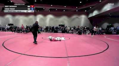 49-53 lbs Quarters - Grey Moenich, West Virginia vs Crew Trout, Virginia