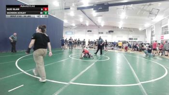 96 lbs Consi Of 8 #2 - Alec Blair, IN vs Jackson Ackley, MD