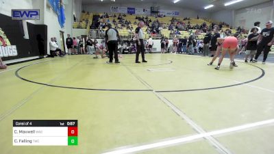 126 lbs Consi Of 4 - Shyanne Duncan, Stilwell vs Hailey Whitley, Tahlequah Wrestling Club